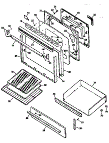 Door parts for Kenmore Range 362.7351892 (3627351892, 362 7351892) from AppliancePartsPros.com