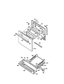 Door And Drawer parts for Kenmore Range 362.75181691 (36275181691, 362 75181691) from AppliancePartsPros.com