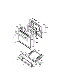 Door And Drawer parts for Kenmore Range 362.75276691 (36275276691, 362 75276691) from AppliancePartsPros.com