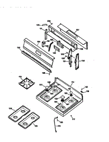Cooktop parts for Kenmore Range 362.75276692 (36275276692, 362 75276692) from AppliancePartsPros.com