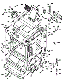 Cabinet parts for Kenmore Range 362.7595990 (3627595990, 362 7595990) from AppliancePartsPros.com