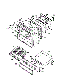 Door parts for Kenmore Range 362.7595991 (3627595991, 362 7595991) from AppliancePartsPros.com