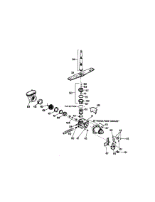 Motor Pump Mechanism (363.1404595) parts for Kenmore Dishwasher 363.1404595 (3631404595, 363 1404595) from AppliancePartsPros.com