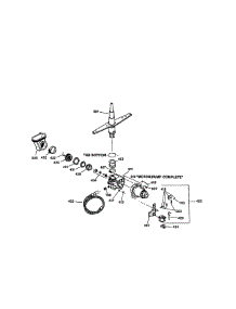 Motor-Pump Mechanism parts for Kenmore Dishwasher 363.14061790 (36314061790, 363 14061790) from AppliancePartsPros.com