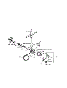 Motor-Pump Mechanism parts for Kenmore Dishwasher 363.14071790 (36314071790, 363 14071790) from AppliancePartsPros.com