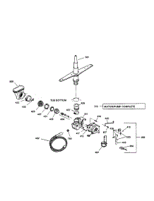 Motor-Pump Mechanism parts for Kenmore Dishwasher 363.16171100 (36316171100, 363 16171100) from AppliancePartsPros.com