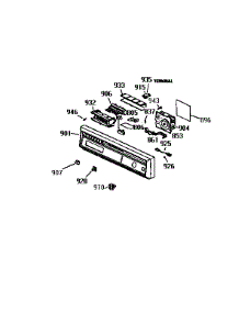 Escutcheon Assembly parts for Kenmore Dishwasher 363.1655191 (3631655191, 363 1655191) from AppliancePartsPros.com