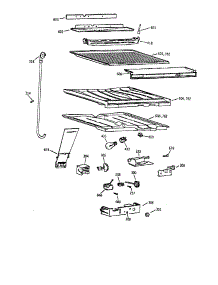 Compartment Separator parts for Kenmore Refrigerator 363.60247000 (36360247000, 363 60247000) from AppliancePartsPros.com