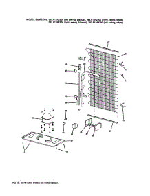 Units parts for Kenmore Refrigerator 363.61244300 (36361244300, 363 61244300) from AppliancePartsPros.com