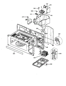 Interior I parts for Kenmore Microwave 363.63672201 (36363672201, 363 63672201) from AppliancePartsPros.com
