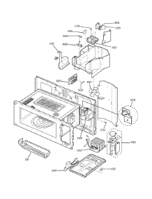Interior Parts (1) parts for Kenmore Microwave 363.63694301 (36363694301, 363 63694301) from AppliancePartsPros.com