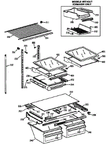Shelf Parts parts for Kenmore Refrigerator 363.68592892 (36368592892, 363 68592892) from AppliancePartsPros.com