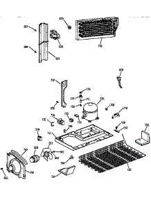 Unit Parts parts for Kenmore Refrigerator 363.68592892 (36368592892, 363 68592892) from AppliancePartsPros.com