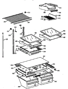 Shelf Parts parts for Kenmore Refrigerator 363.68595892 (36368595892, 363 68595892) from AppliancePartsPros.com