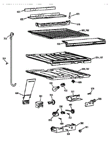 Compartment Separator Parts parts for Kenmore Refrigerator 363.78282891 (36378282891, 363 78282891) from AppliancePartsPros.com