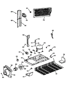 Unit Parts parts for Kenmore Refrigerator 363.78292890 (36378292890, 363 78292890) from AppliancePartsPros.com