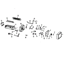 Icemaker Wr30x0327 parts for Kenmore Refrigerator 363.78472892 (36378472892, 363 78472892) from AppliancePartsPros.com