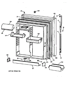 Fresh Food Door parts for Kenmore Refrigerator 363.78562893 (36378562893, 363 78562893) from AppliancePartsPros.com
