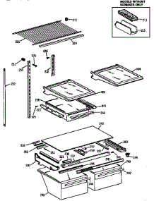 Shelf Parts parts for Kenmore Refrigerator 363.78962890 (36378962890, 363 78962890) from AppliancePartsPros.com