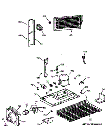 Unit Parts parts for Kenmore Refrigerator 363.78967894 (36378967894, 363 78967894) from AppliancePartsPros.com