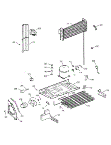 Unit Parts parts for Kenmore Refrigerator 363.79287990 (36379287990, 363 79287990) from AppliancePartsPros.com