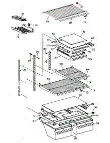 Shelf parts for Kenmore Refrigerator 363.8651511 (3638651511, 363 8651511) from AppliancePartsPros.com