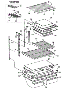 Shelf parts for Kenmore Refrigerator 363.8654412 (3638654412, 363 8654412) from AppliancePartsPros.com