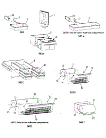 Design A Door Refrigerator Accessories parts for Kenmore Refrigerator 363.8655682 (3638655682, 363 8655682) from AppliancePartsPros.com