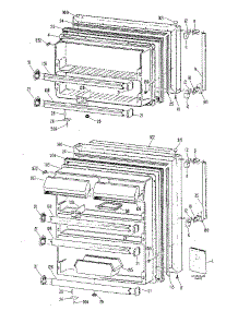 Door Parts parts for Kenmore Refrigerator 363.8684481 (3638684481, 363 8684481) from AppliancePartsPros.com