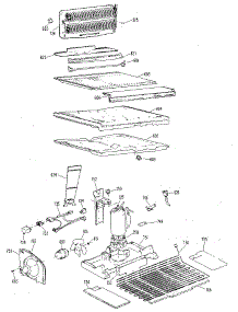 Unit parts for Kenmore Refrigerator 363.8684481 (3638684481, 363 8684481) from AppliancePartsPros.com