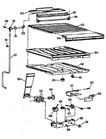 Compartment Separator parts for Kenmore Refrigerator 363.8685710 (3638685710, 363 8685710) from AppliancePartsPros.com
