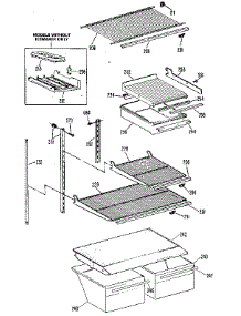 Shelf parts for Kenmore Refrigerator 363.8698584 (3638698584, 363 8698584) from AppliancePartsPros.com