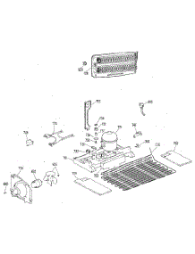 Unit parts for Kenmore Refrigerator 363.8704411 (3638704411, 363 8704411) from AppliancePartsPros.com