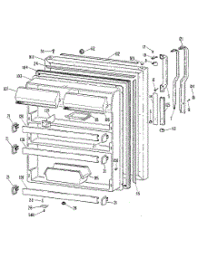Fresh Food Door parts for Kenmore Refrigerator 363.8751512 (3638751512, 363 8751512) from AppliancePartsPros.com