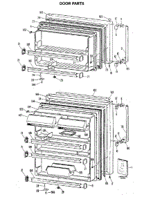 Door Parts parts for Kenmore Refrigerator 363.8784410 (3638784410, 363 8784410) from AppliancePartsPros.com