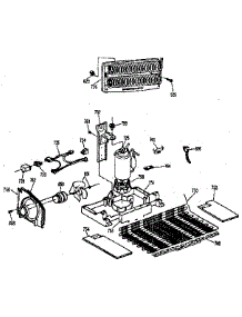 Unit parts for Kenmore Refrigerator 363.8785710 (3638785710, 363 8785710) from AppliancePartsPros.com