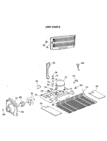 Unit Parts parts for Kenmore Refrigerator 363.8791582 (3638791582, 363 8791582) from AppliancePartsPros.com