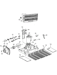 Unit parts for Kenmore Refrigerator 363.8798510 (3638798510, 363 8798510) from AppliancePartsPros.com