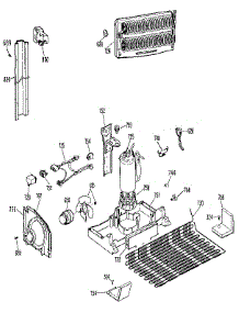 Unit parts for Kenmore Refrigerator 363.9601486 (3639601486, 363 9601486) from AppliancePartsPros.com