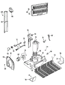 Unit parts for Kenmore Refrigerator 363.9619682 (3639619682, 363 9619682) from AppliancePartsPros.com