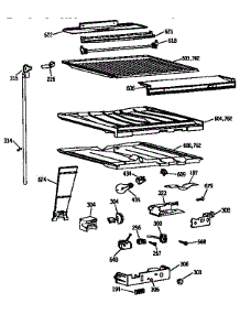 Compartment Separator Parts parts for Kenmore Refrigerator 363.9635718 (3639635718, 363 9635718) from AppliancePartsPros.com