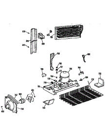 Unit Parts parts for Kenmore Refrigerator 363.9635788 (3639635788, 363 9635788) from AppliancePartsPros.com