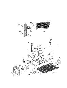 Unit Parts parts for Kenmore Refrigerator 363.9659613 (3639659613, 363 9659613) from AppliancePartsPros.com