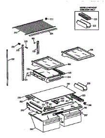 Shelf Parts parts for Kenmore Refrigerator 363.9669681 (3639669681, 363 9669681) from AppliancePartsPros.com
