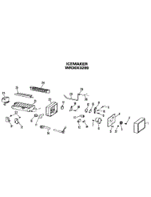 Icemaker parts for Kenmore Refrigerator 363.9671783 (3639671783, 363 9671783) from AppliancePartsPros.com