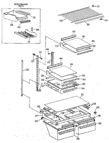Shelf parts for Kenmore Refrigerator 363.9701711 (3639701711, 363 9701711) from AppliancePartsPros.com