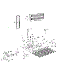 Unit parts for Kenmore Refrigerator 363.9701712 (3639701712, 363 9701712) from AppliancePartsPros.com