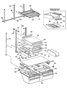 Shelf parts for Kenmore Refrigerator 363.9702782 (3639702782, 363 9702782) from AppliancePartsPros.com