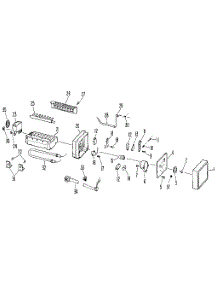 Icemaker parts for Kenmore Refrigerator 363.9724715 (3639724715, 363 9724715) from AppliancePartsPros.com