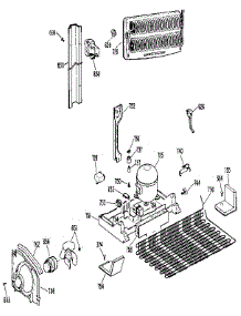 Unit parts for Kenmore Refrigerator 363.9725853 (3639725853, 363 9725853) from AppliancePartsPros.com